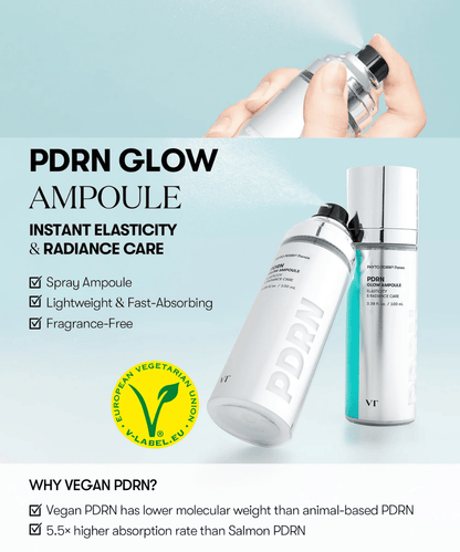 VT Cosmetics PDRN Glow Ampoule Korean Skincare | VELVET GLOW