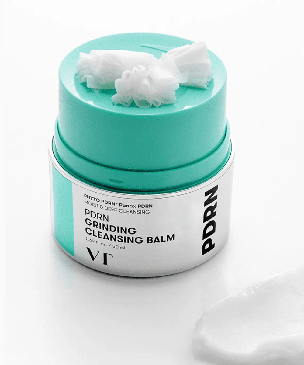 VT Cosmetics PDRN Grinding Cleansing Balm Korean Skincare | VELVET GLOW