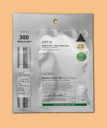 VT Cosmetics Reedle Shot 300 2 Step Mask Korean Skincare | VELVET GLOW
