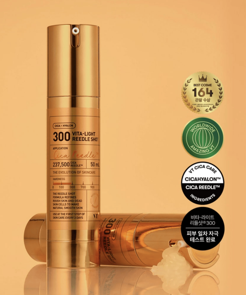 VT Cosmetics Vita - Light Reedle Shot 300 Korean Skincare | VELVET GLOW